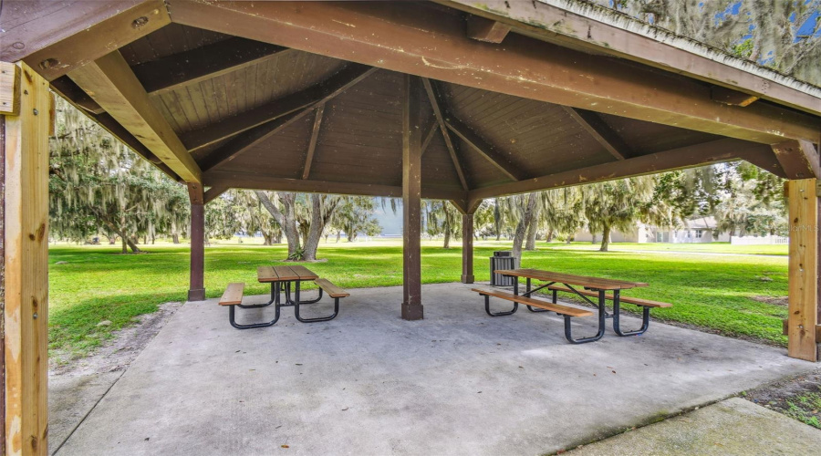 COVERED PICNIC TABLES