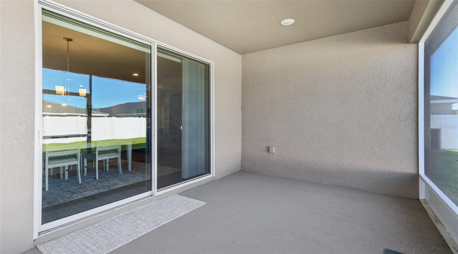Screened patio