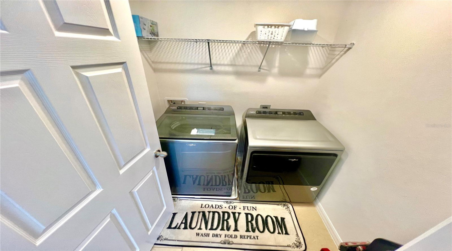 Laundry room.