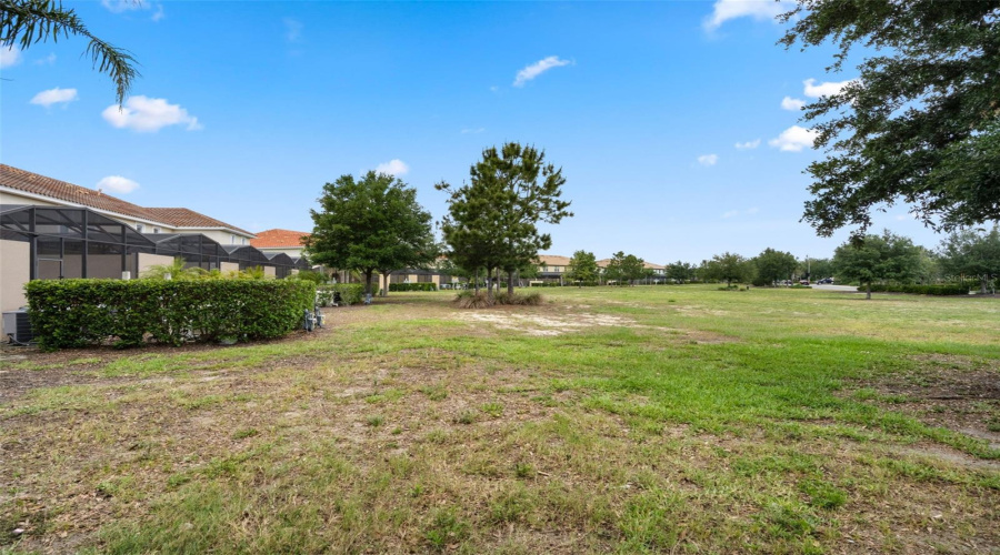 Green Space in Rear