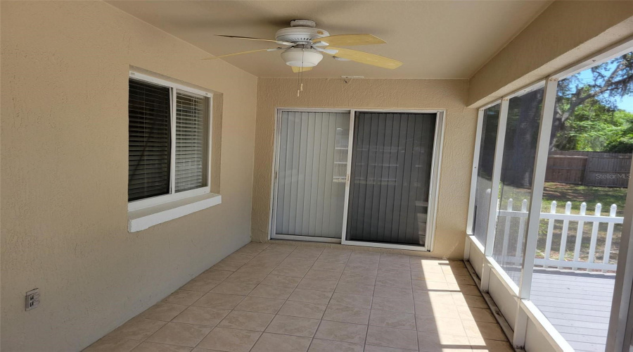 Covered & Screened Lanai