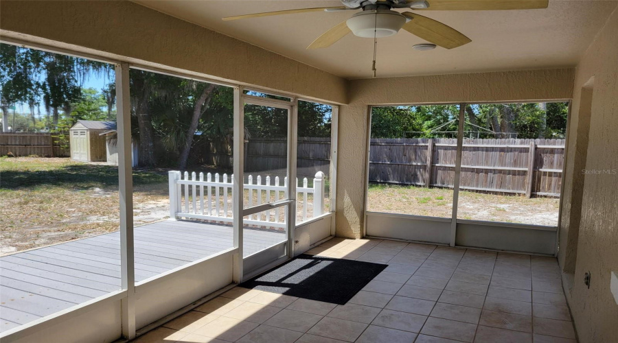Covered & Screened Lanai