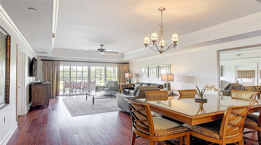 open to living room