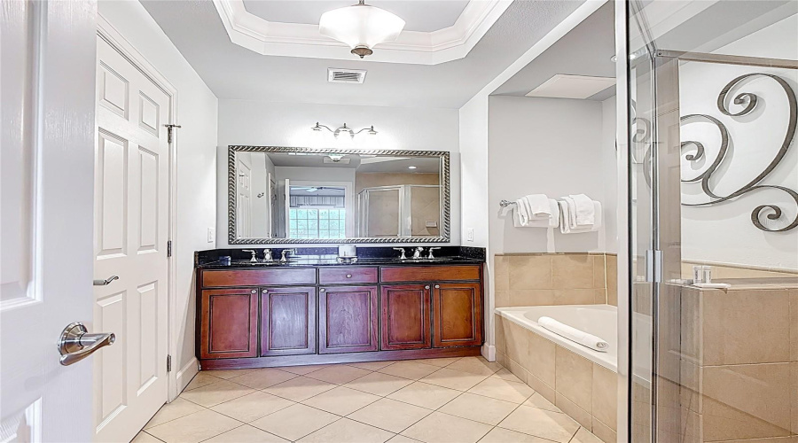 Dual sink vanity