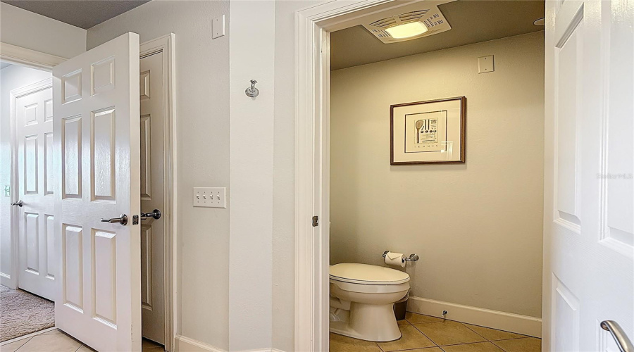 Separated toilet