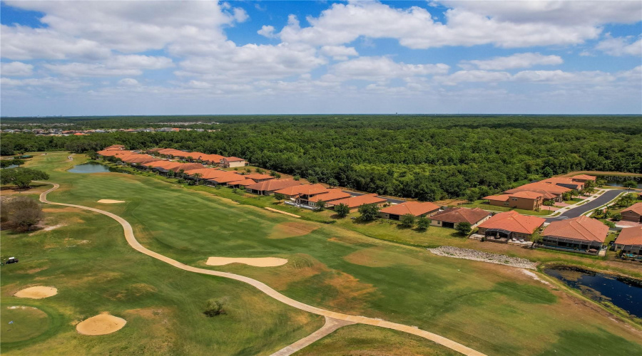 Aerial View of the Golf Course