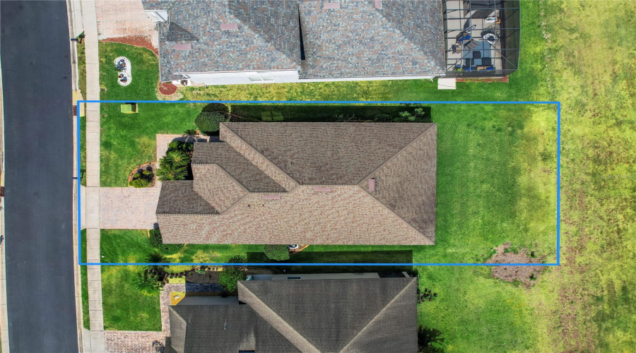 Aerial View of the Home