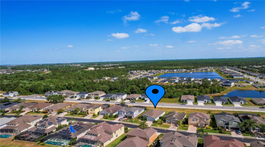 Aerial View of the Home/Community
