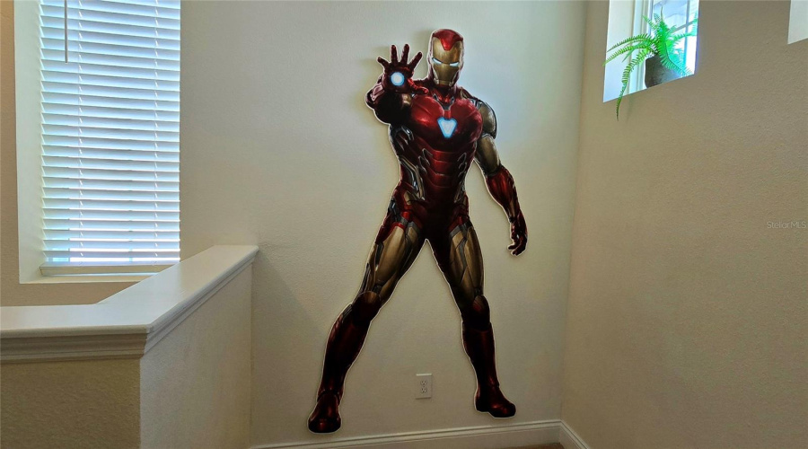 Iron Man Wall Loft Area