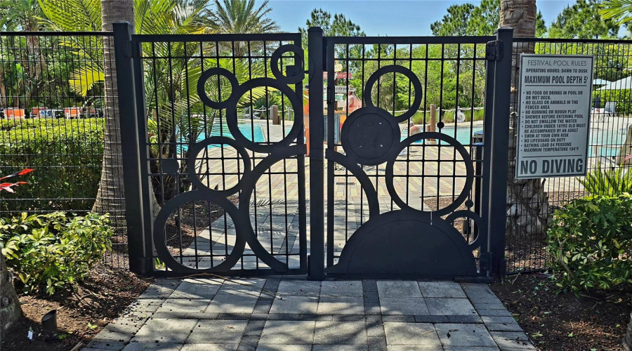 Amenities - Community Resort Style Pool Entrance