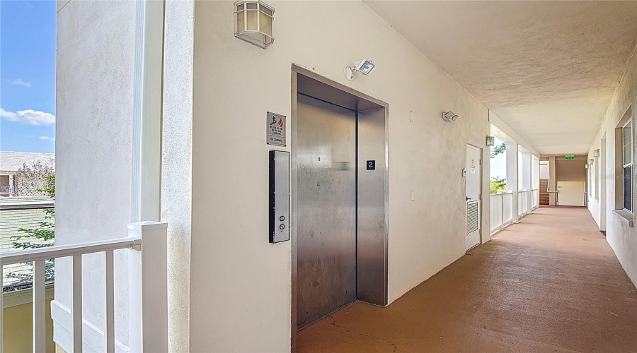 Elevator Just Steps Away.