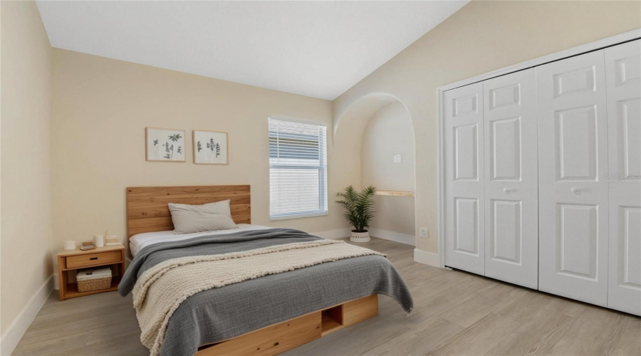 Virtually Staged Second Bedroom