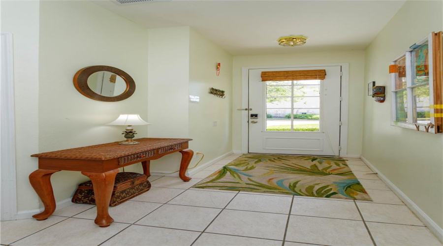 looking at front door