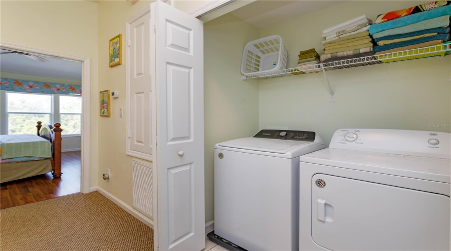 Washer and dryersecond floor