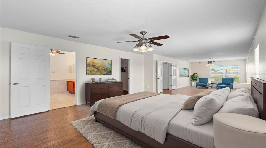 Huge Master Bedroom