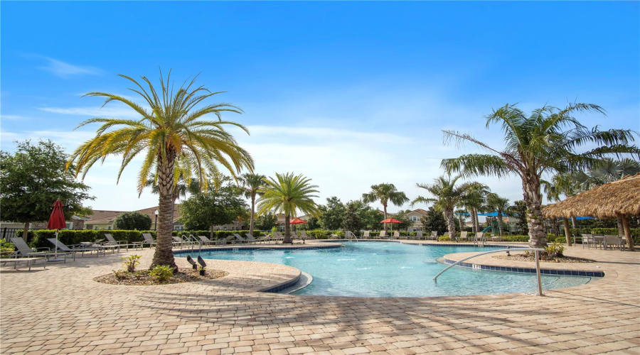 The Pool Located Down The Street.