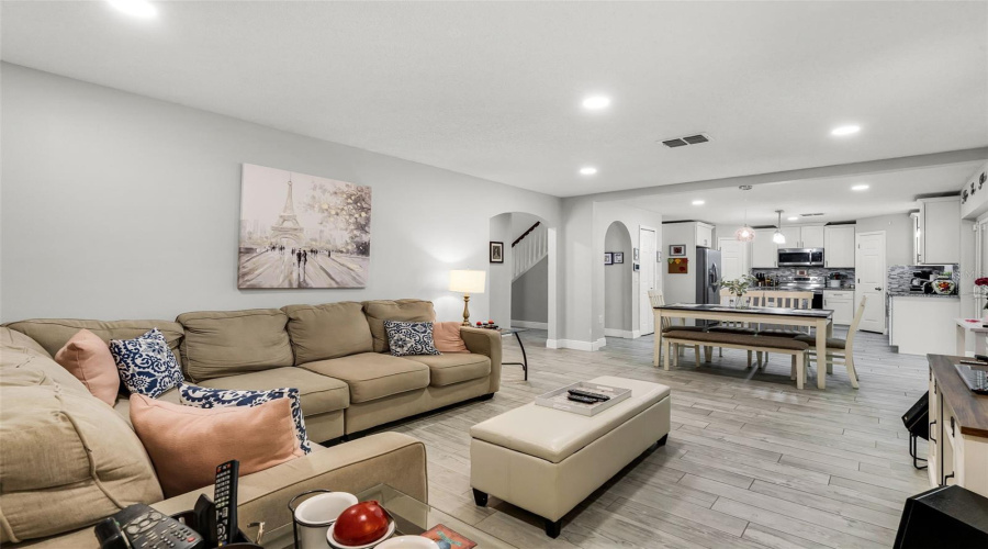 Open Concept Living And Kitchen