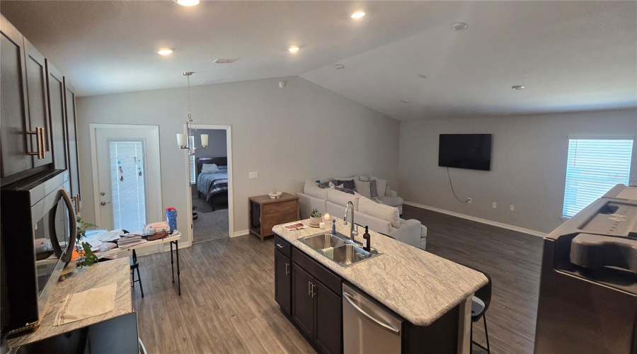 Livng Room And Kitcheb