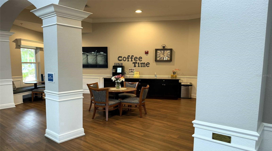 Coffee Corner In The Clubhouse