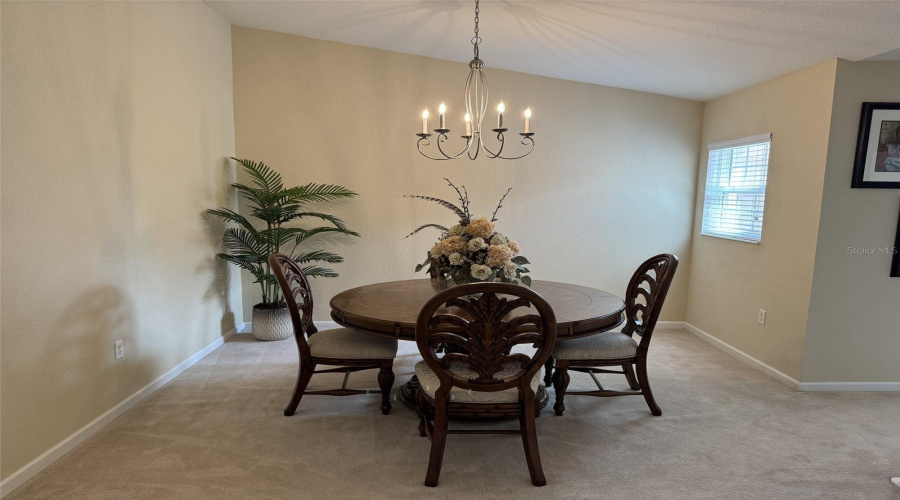 A Dining Room With Natural Light