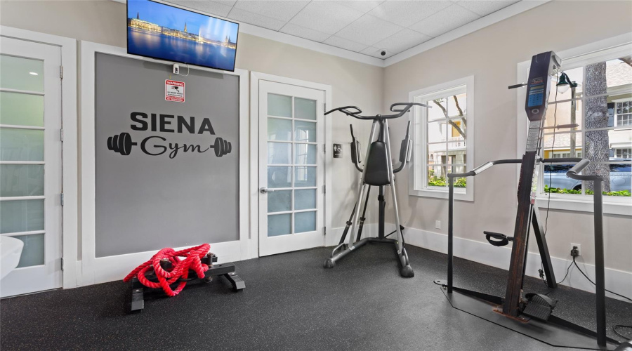 Siena Gym Inside The Club House