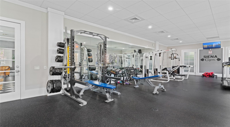 Siena Gym Inside The Club House