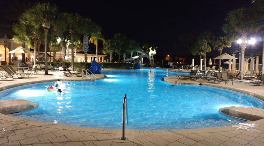 Pool At Night