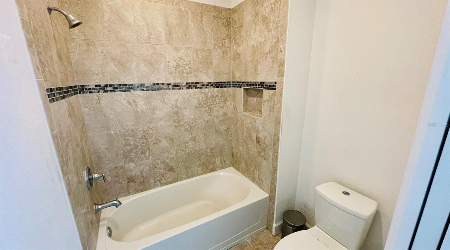 Upstairs Bathroom 3 With Dual Sinks And Shower Tub Combo