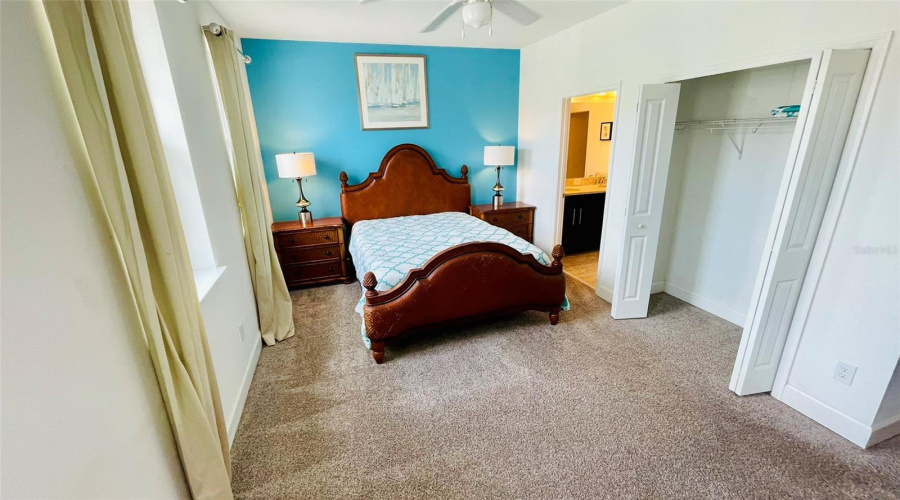Upstairs Primary Bedroom With Ensuite