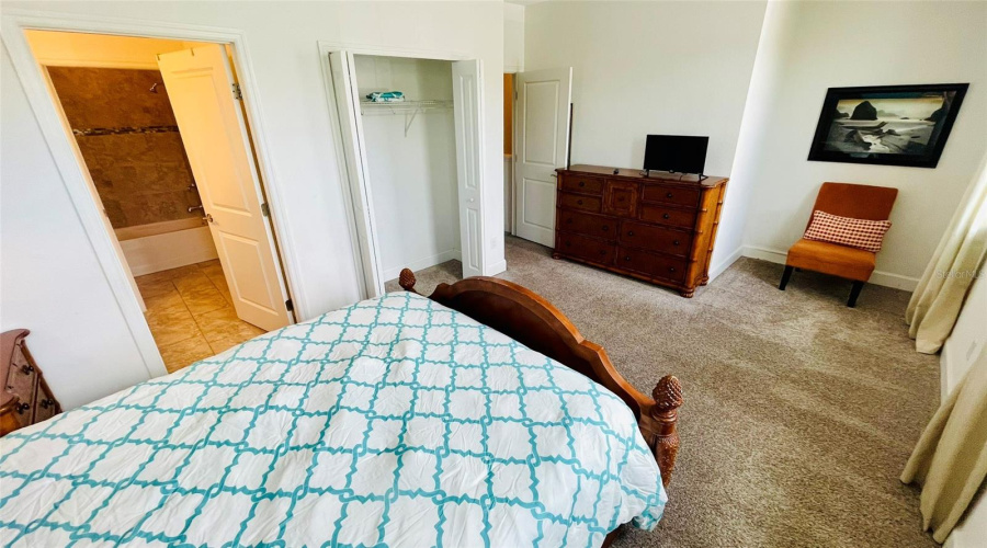 Upstairs Primary Bedroom With Ensuite