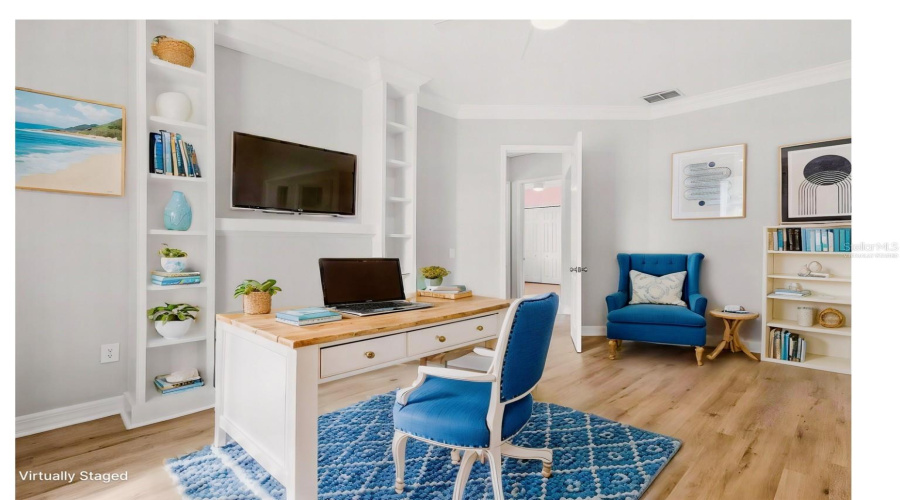Virtually Staged- Add A Closet For 5Th Bedroom.