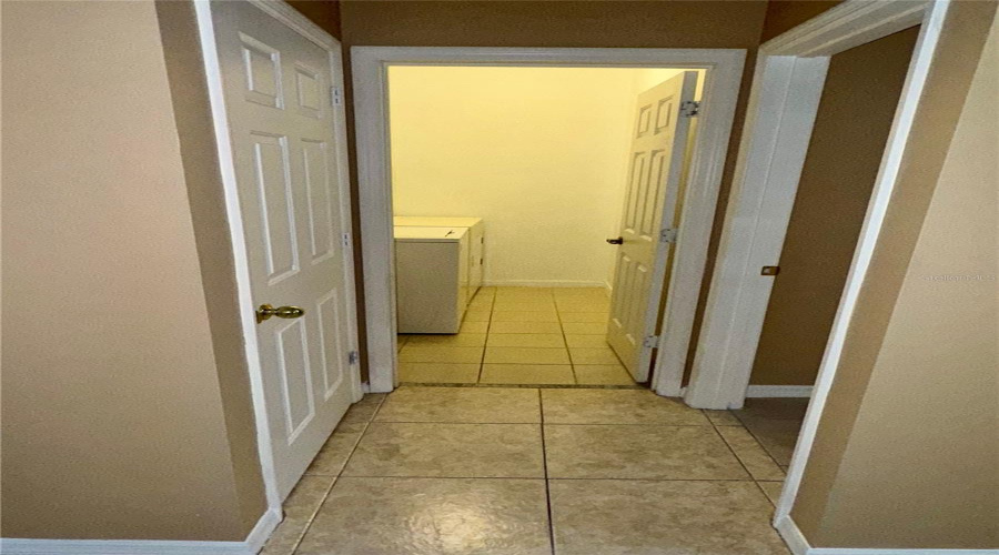 Laundry room off the Living room area