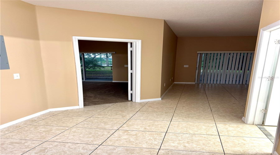Looking towards the back room area and Primary Master Ensuite bathroom.