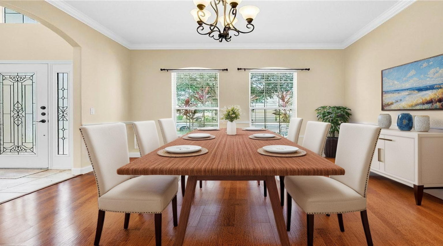 Virtually Staged Dining