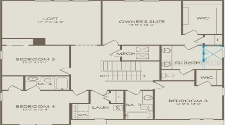 Floor Plan - Floor Two