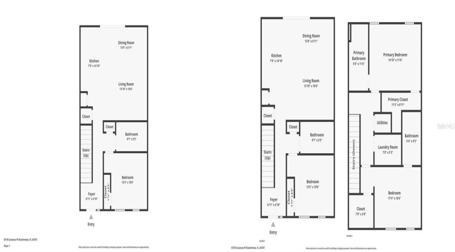 Kissimmee, Florida 34747, 3 Bedrooms Bedrooms, ,3 Bathroomsbathrooms,Residential,For Sale,Coconut,Mfrs5118698