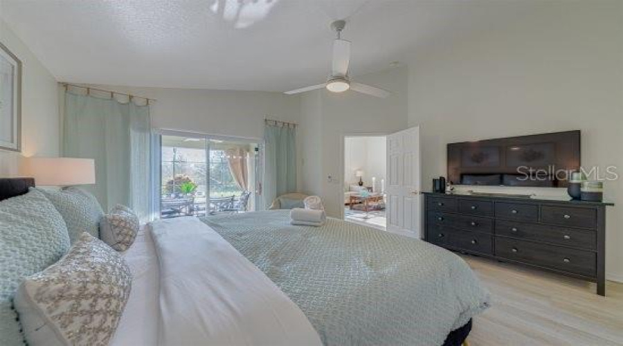 Ceiling Fan And Walk In Closet