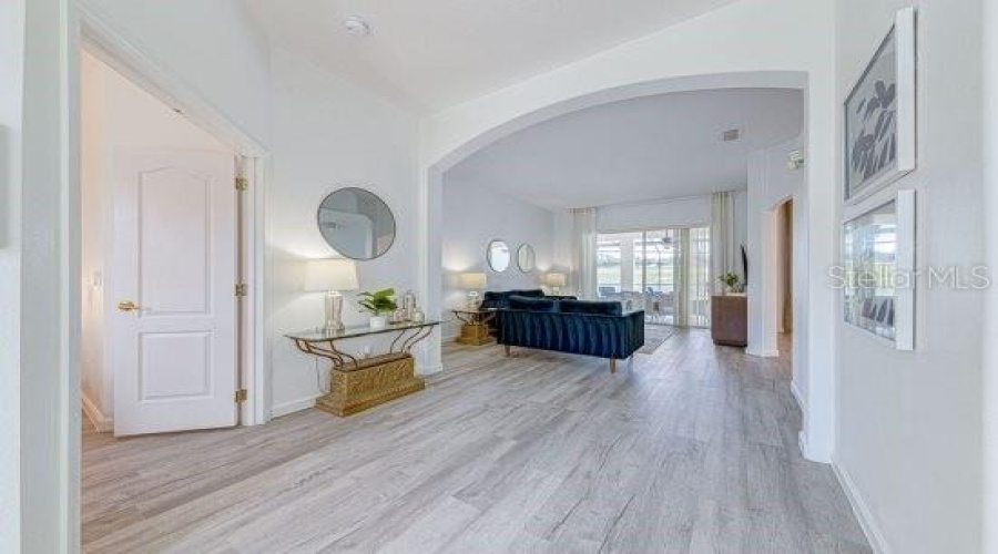 Welcome In, Be Met With Lvp Flooring And Crisp Clean And Recently Painted Internal Walls