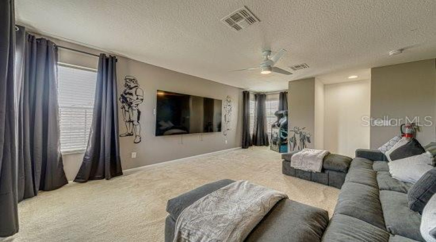 Carpeted For Comfort And Sound Proofing