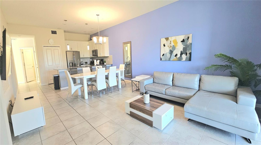 Living and dining room