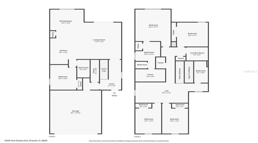 ORLANDO, Florida 32836, 5 Bedrooms Bedrooms, ,3 BathroomsBathrooms,Residential,For Sale,PARK ESTATES,0,MFRO6310446