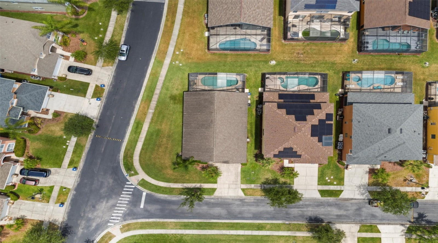 Another overhead view of the home