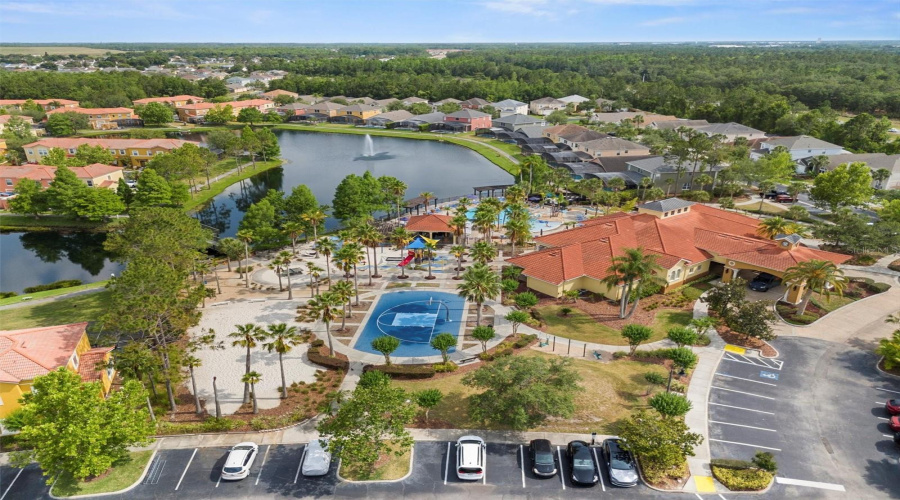 Sports courts and sand volleyball