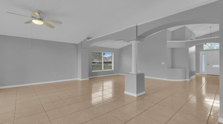 open floor plan