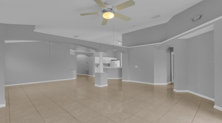 Ceramic Tile throughout the house