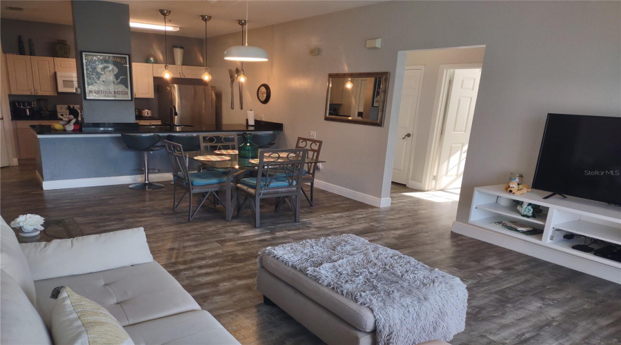Facing Kitchen from Living Room
