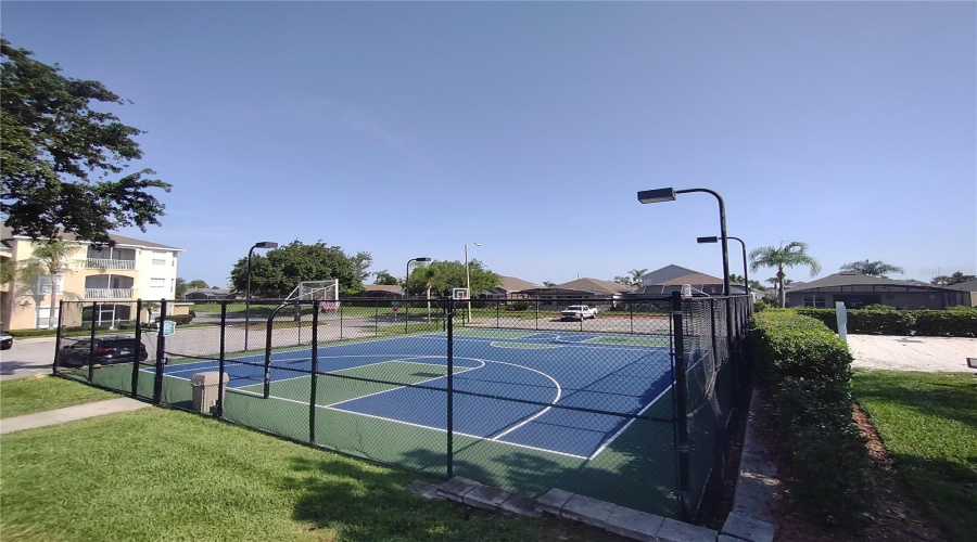 basketball courts at the Amenities center