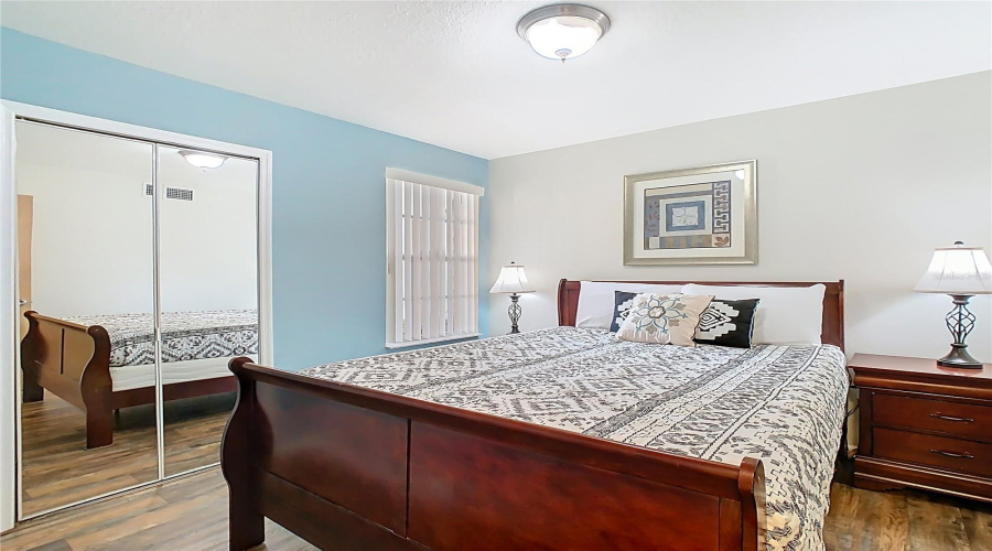 Bedroom #3 updated, tastefully decorated, and beautiful furnishings.