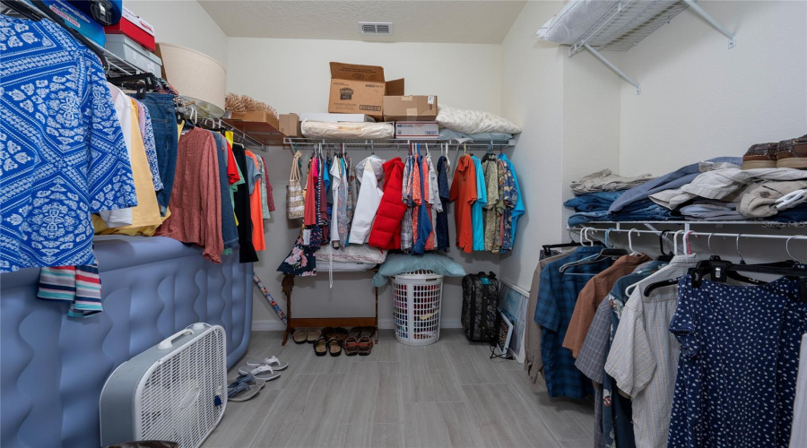 Primary Bedroom - Generous Size Walk-In Closet