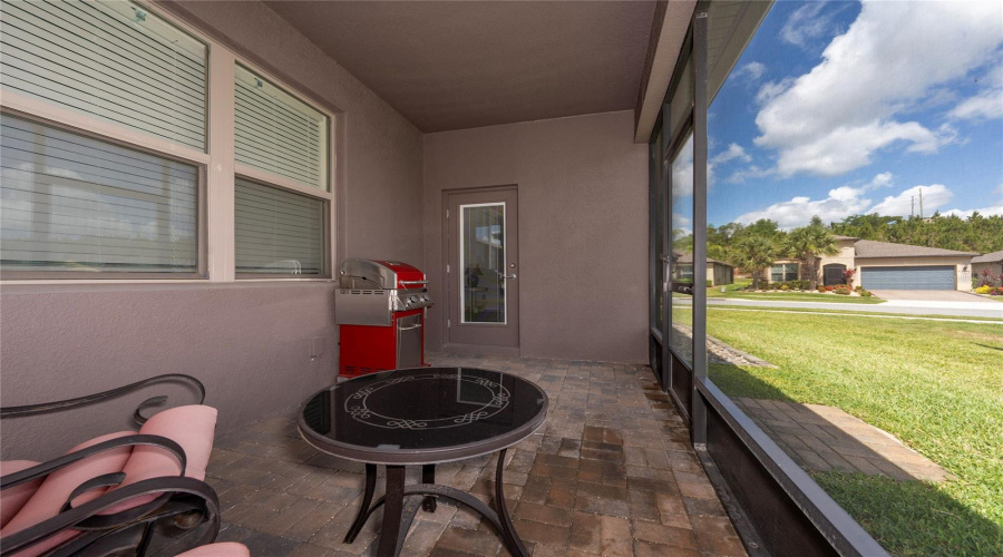 Spacious Lanai For Relaxing And Outdoor Grilling